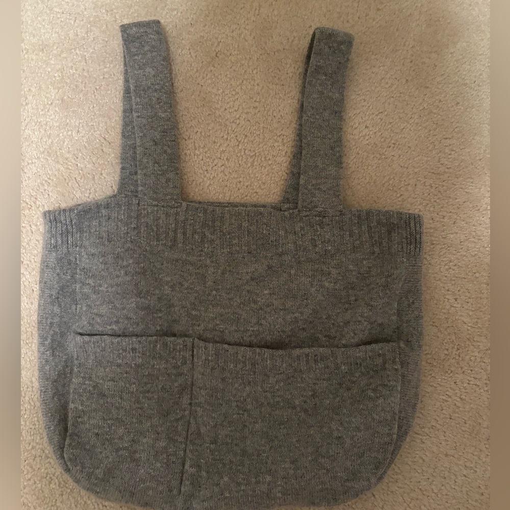 NWT Cashmere 3D Knit Tote Bag Wholegarment